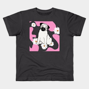 Daisy pug Kids T-Shirt